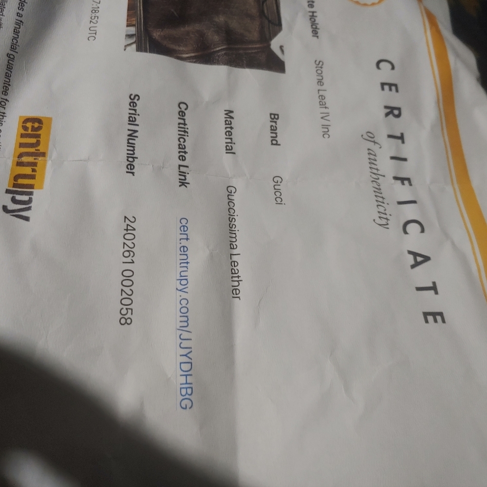 Authentic gucci back - Picture 4 of 5